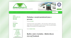 Desktop Screenshot of elektro-euron.cz